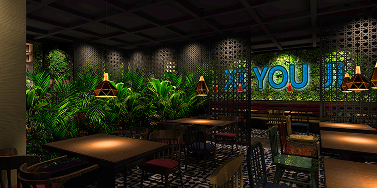 生態(tài)主題餐廳設(shè)計-1